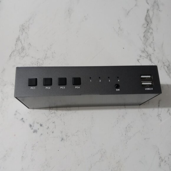 JCHICI 8K UHD AUDIO & VIDEO KVM SWITCH BOX 4 X 1 - Picture 4 of 4